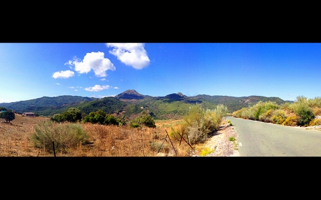 Road from the coast to Gaucin